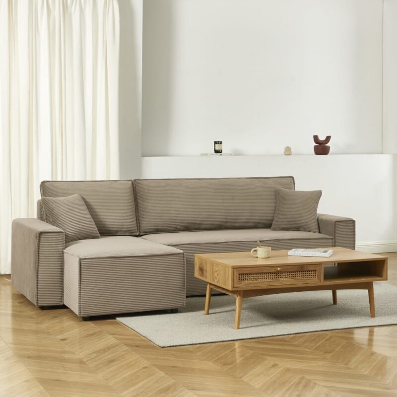 Baita ZOLA : test du canapé d’angle 4 places qui pense à tout