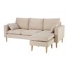 Maisons du Monde Joey - Canapé d'angle 3/4 places beige