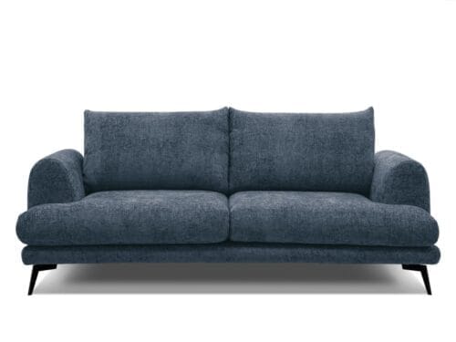 Courtois Laville Adria (3 places) : notre test du canapé bleu aux pieds