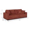 homifab-robin-canape-convertible-3-places-en-velours-cotele-rouille-test-avis_2 Homifab Robin : canapé convertible 3 places en velours côtelé rouille – Test & avis