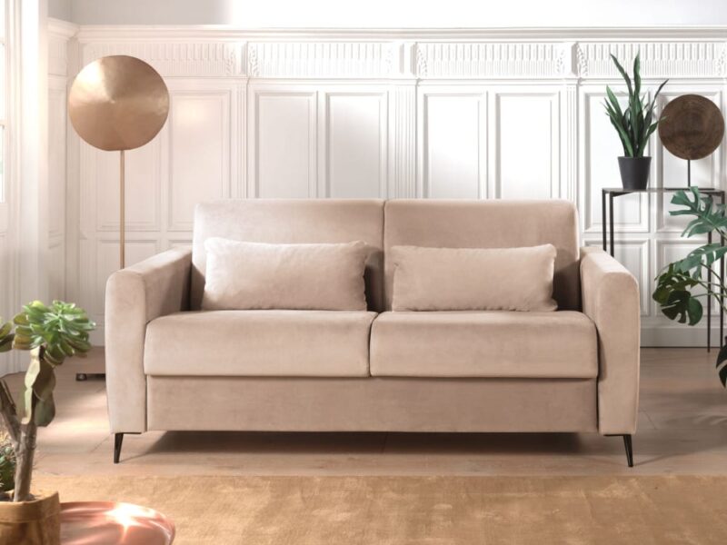 Lisa Design Owen : test du canapé convertible 3 places (beige)