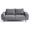 Lisa Design Vicence : notre test du canapé 2 places en tissu (gris)