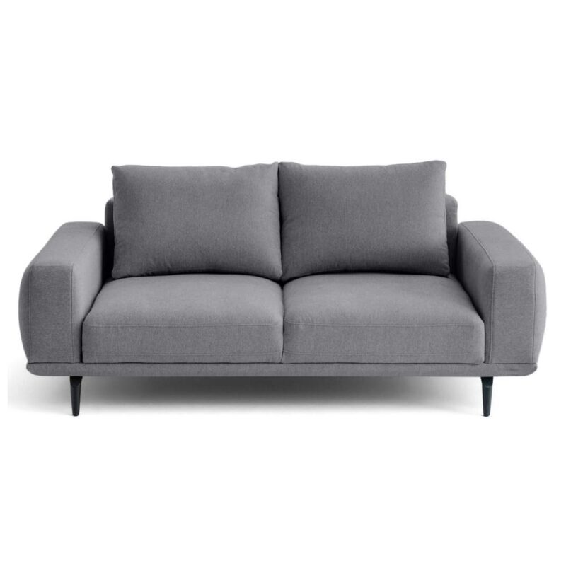 Lisa Design Vicence : notre test du canapé 2 places en tissu (gris)