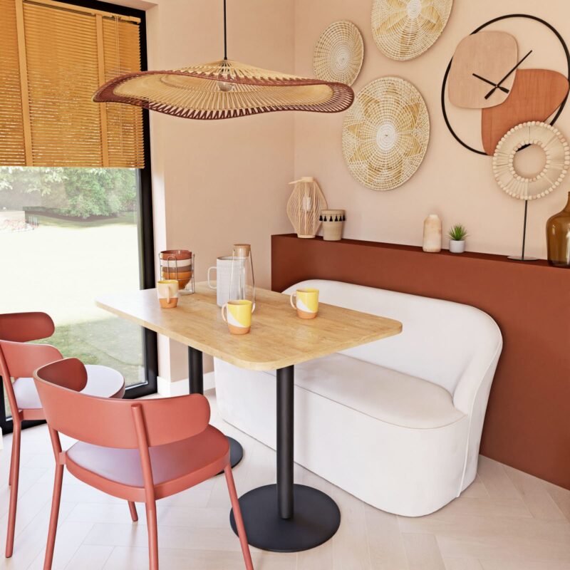 Maisons du Monde BLACKHILL : test de la banquette professionnelle 2 places (blanc)