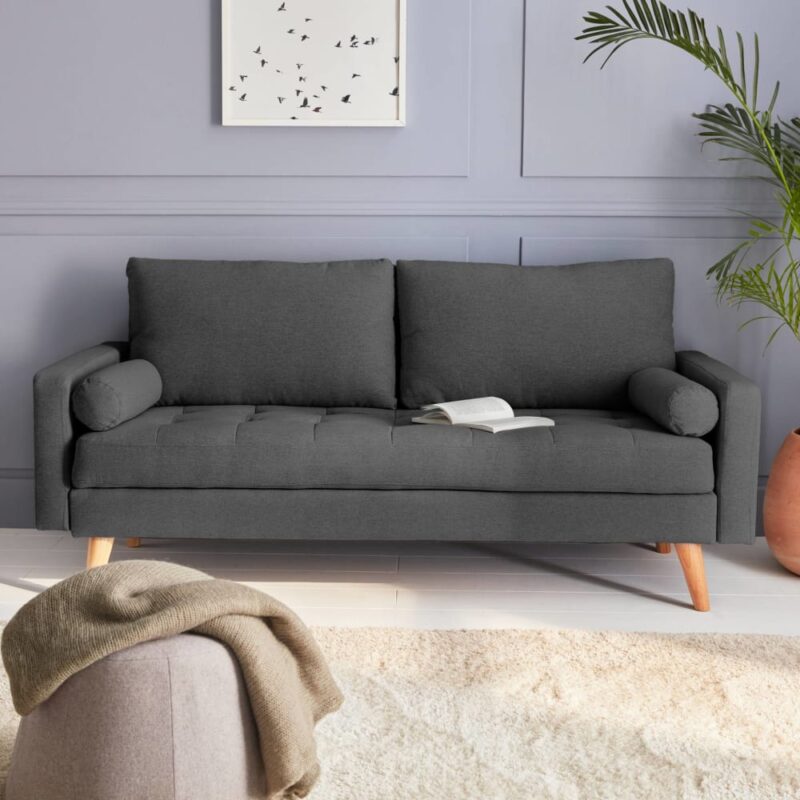 sweeek IVAR (Gris) : notre test d’un canapé scandinave ferme et malin