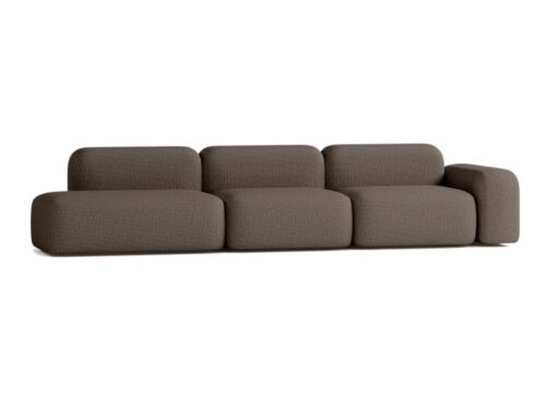 ATIO Max : le système de canapés modulable et convivial (marron) - vue détaillée