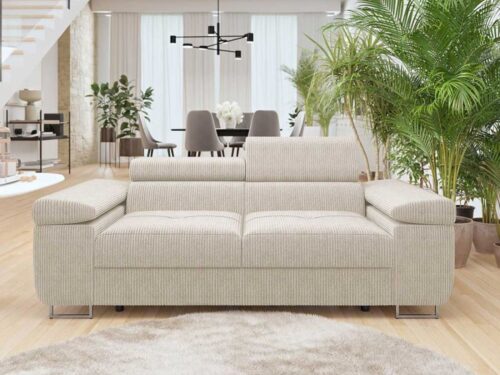 & avis – Canapé 2 places PABLO Best Mobilier (velours côtelé, têtières) - CoteCanape.fr