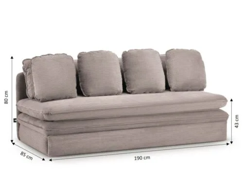 Baita NOMA : la banquette convertible idéale pour petits espaces - vue détaillée