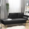 Test Beliani – Chaise longue en velours noir, pieds dorés: élégante, moderne et (très) confortable