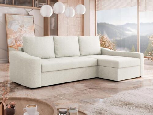 Best Mobilier CLAUDIA – Canapé d’angle convertible (droit) - CoteCanape.fr