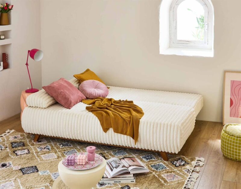 Test Best Mobilier Cristal (3 places) : le convertible cosy avec coffre