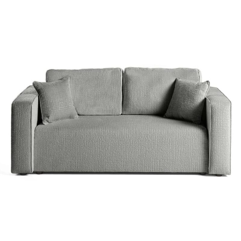 Test Best Mobilier Topaze (2 places) : le velours relief qui réchauffe le salon