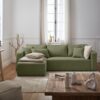 Test Best Mobilier Topaze : canapé d’angle convertible 4 places (vert)