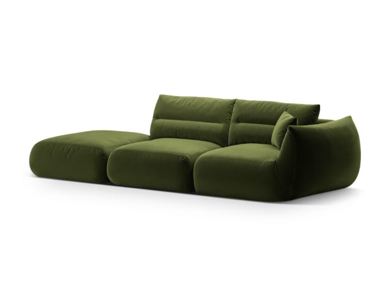 Test canapé CXL by Christian Lacroix – Velours tricoté Cleanaboo (Vert)