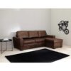 Canapé Montréal Maisons du Monde en suédine marron : canapé d’angle convertible 3/4 places avec coffre, avis sur le confort, le montage et le prix