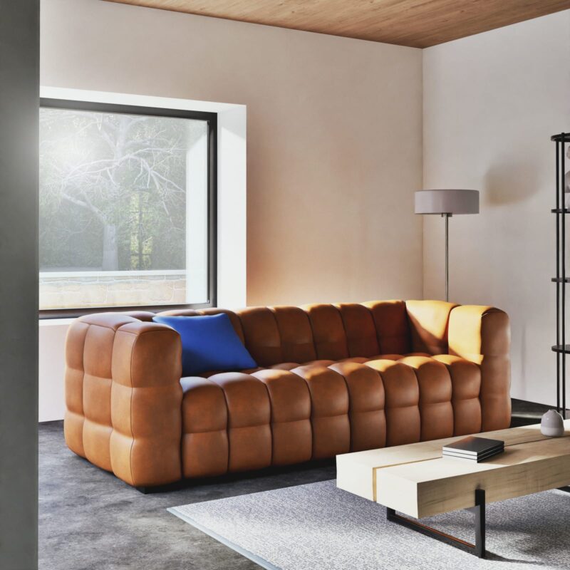 test-canape-lilo-cuir-camel-3-4-places-le-nuage-industriel-de-maisons-du-monde_2 Canapé nuage Lilo 3/4 places Maisons du Monde en cuir camel : avis, confort, prix et déclinaisons