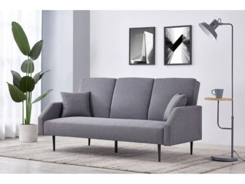 Test Concept Usine, Canapé convertible 3 places gris Dublin