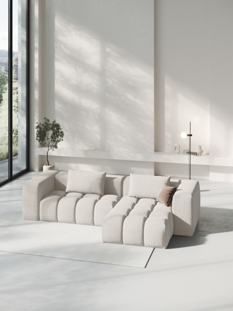 CXL by Christian Lacroix — Canapé en tissu Sorella (Beige) - vue détaillée