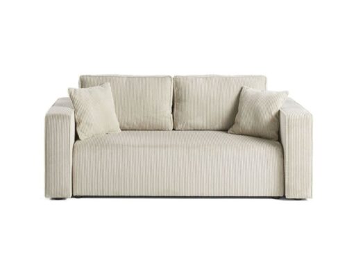 Test du canapé 2 places Best Mobilier Topaze en velours côtelé (Beige)