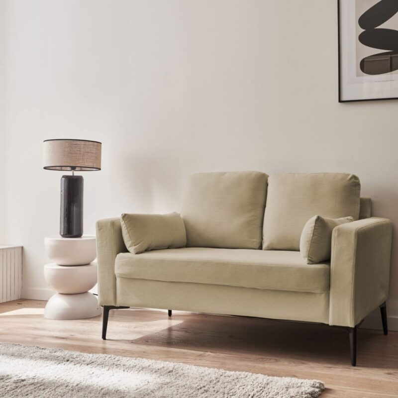 Test du canapé 2 places Bjorn de sweeek : le velours qui ne triche pas