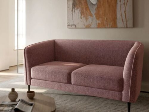 canapé 2 places Galbe de Mesonica (Rose) - vue détaillée