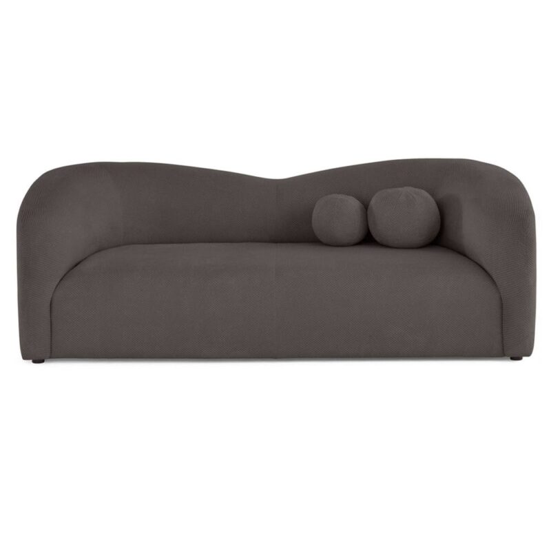 Test du canapé 3 places Charles en velours texturé – Lisa Design