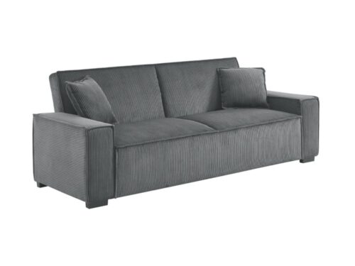 canapé 3 places FEEL de sweeek : velours côtelé, convertible et dossier inclinable - CoteCanape.fr