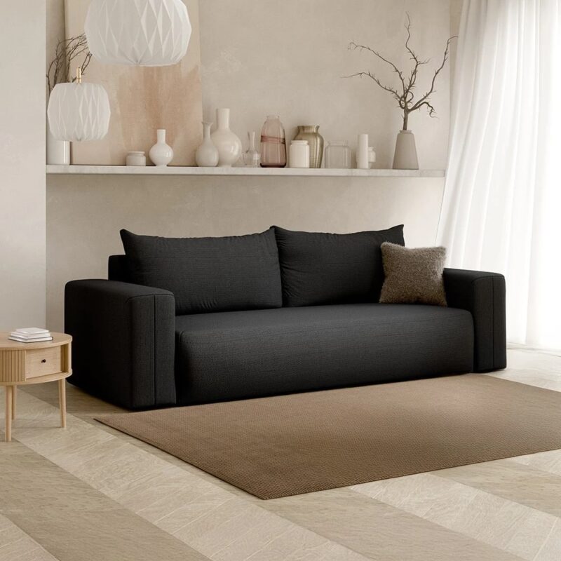 Test du canapé 3 places Nazar (Gris) – design, confort et durabilité
