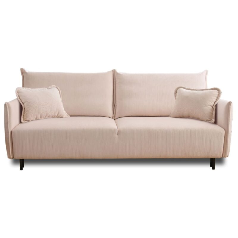 Test du canapé 3 places Valentina (Lisa Design) – velours côtelé convertible