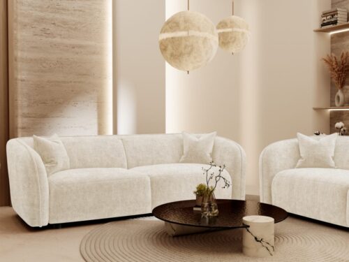 canapé AMY (Beige) par Premium Interiors : élégance et confort - CoteCanape.fr