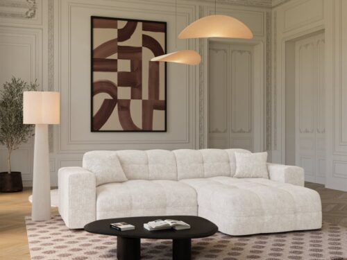 canapé COCOON de Premium Interiors (Beige) : chic, doux, assumé - vue détaillée