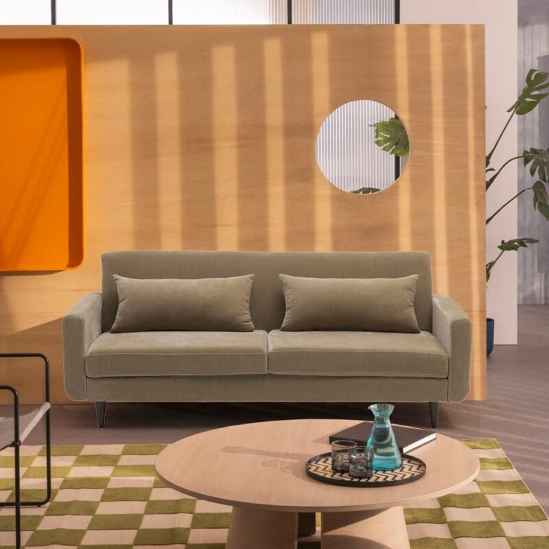 Test du canapé convertible 3 places en chenille Stay par Drawer