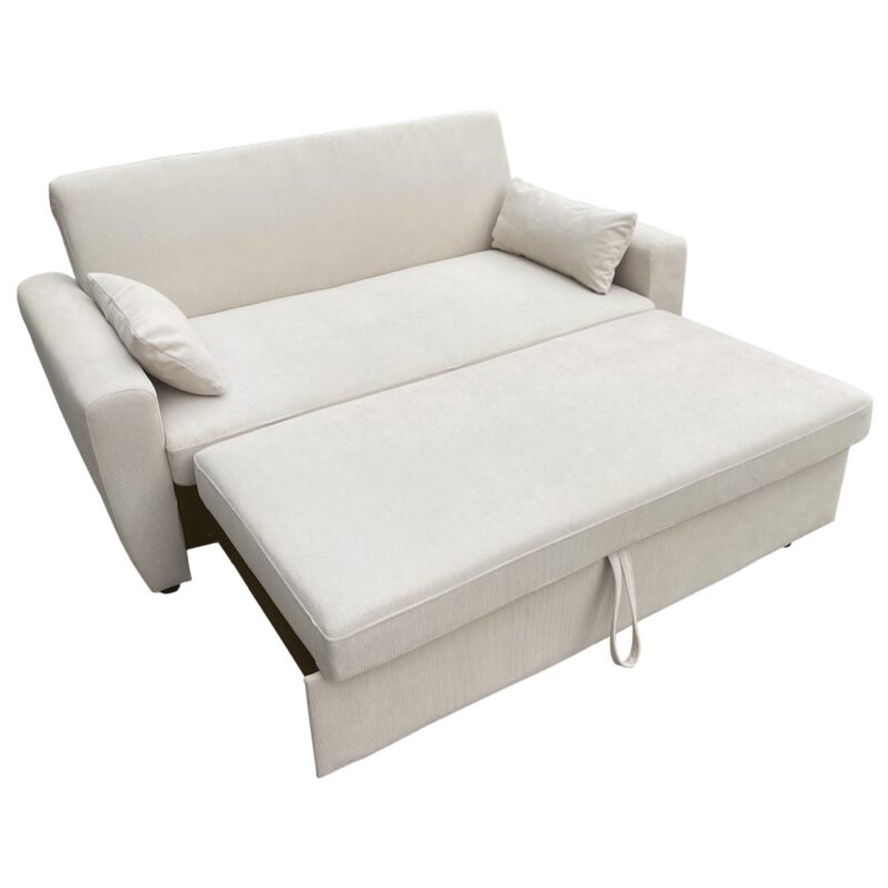 Test du canapé convertible Happy Garden MATT (velours côtelé, beige)