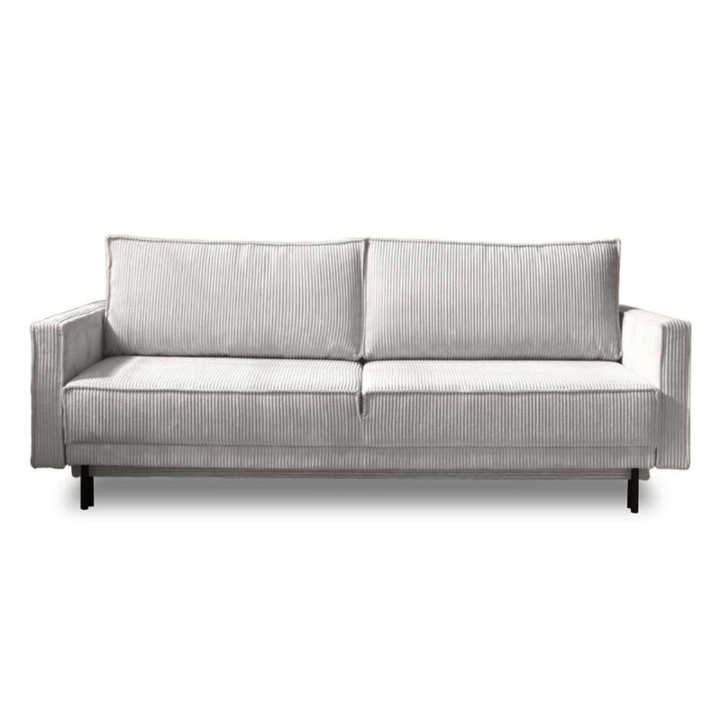 canapé convertible Lisa Design Charlie (3 places, velours côtelé) - CoteCanape.fr