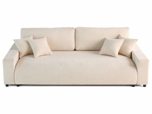 canapé convertible Lisa Design Pivoine (velours côtelé, 3 places) - CoteCanape.fr