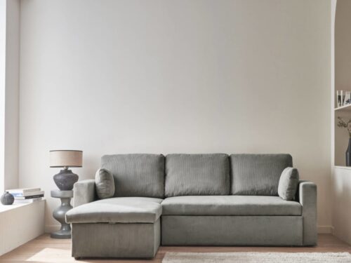 canapé convertible sweeek en velours côtelé : élégant, futé, prêt à tout - CoteCanape.fr