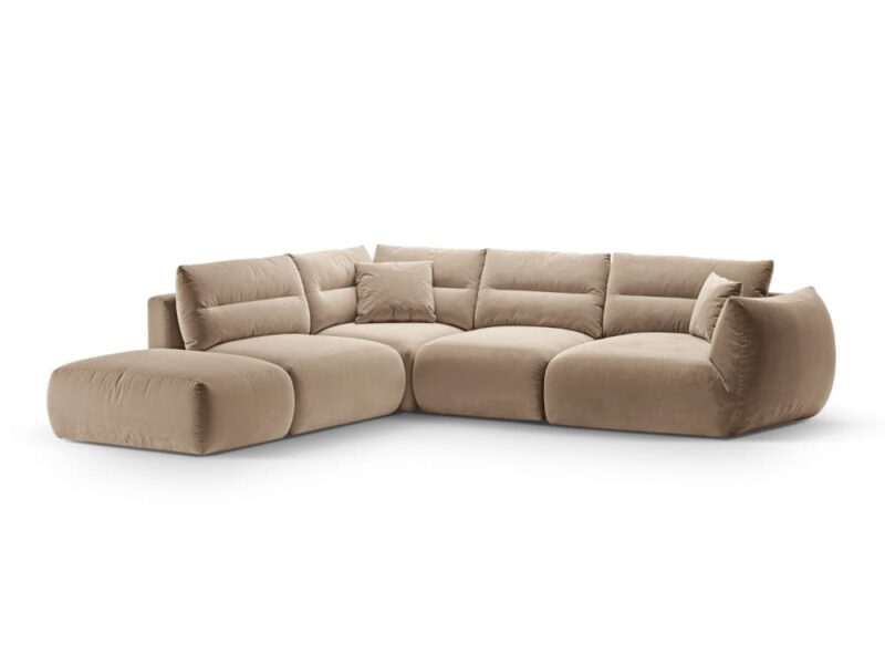 Test du canapé CXL by Christian Lacroix – velours tricoté Cleanaboo (Beige)