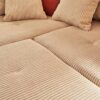 Test du canapé d’angle 7 places Lisa Design Rune en velours côtelé (beige)