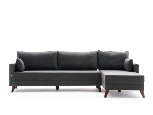 Canapé d’angle anthracite Split (côté droit) – 275 cm | Pier Import - Canapé Pier Import