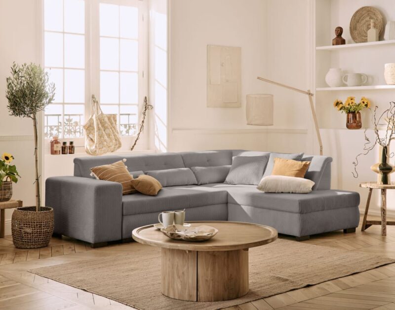 Test du canapé d'angle convertible Vermont (Lisa Design)