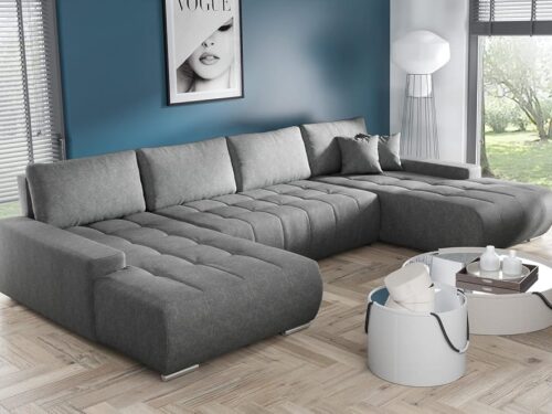 canapé d’angle en U convertible BELUTI (Tendencio) - vue détaillée