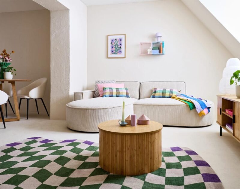 Test du canapé d’angle gauche Lisa Design Spiaggia en velours côtelé (Beige)