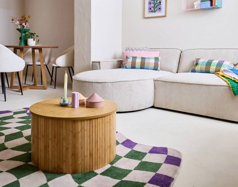 Test du canapé d’angle gauche Lisa Design Spiaggia en velours côtelé (Beige)