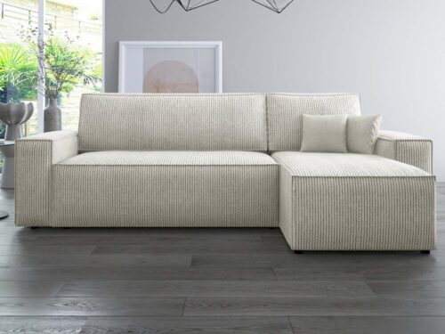 canapé d’angle Lorenzo (INTENSE DECO) : moderne, réversible et futé - vue détaillée