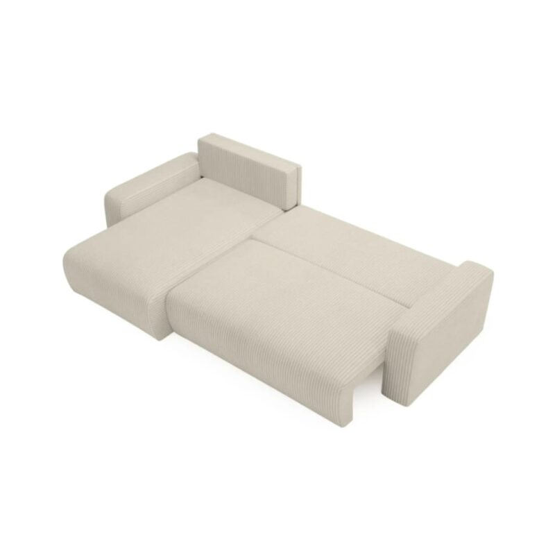 Test du canapé d’angle LUCIE de Casanova Paris : confort modulable en velours beige