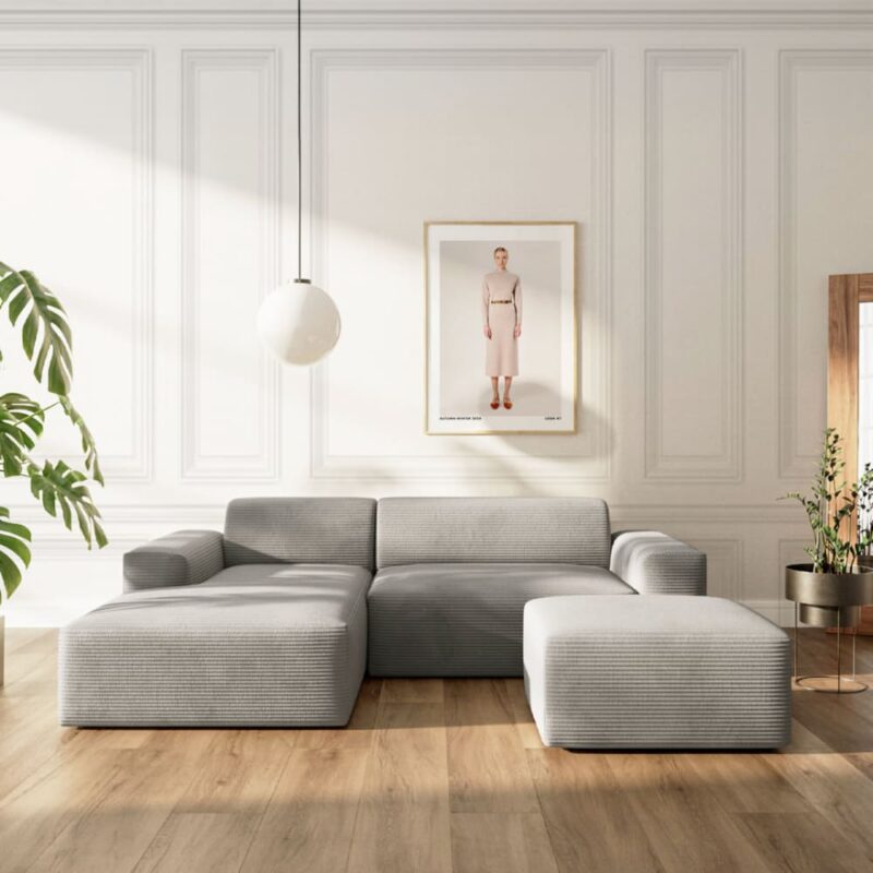 Test du canapé d’angle Mesonica Villet (Gris) – Design & confort Rodier