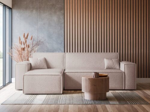 canapé d’angle Selsey Scarlo : confort, modularité et style - vue détaillée