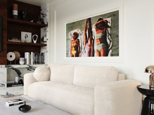 canapé LIOR de Premium Interiors : élégance, couchage et coffre bien pensés - vue détaillée