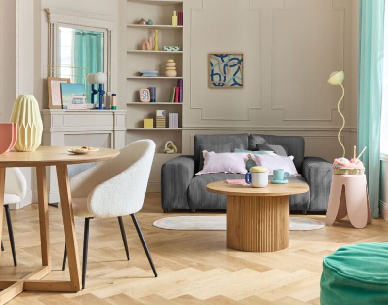 Test du canapé Lisa Design Garance 2 places en velours côtelé (Gris)