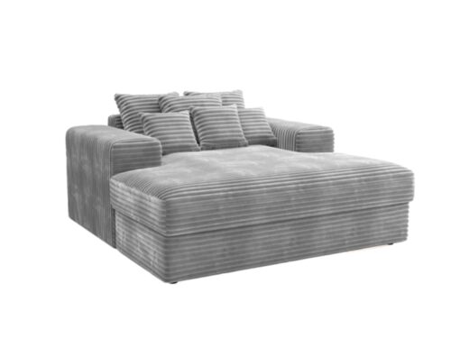 canapé LISBONNE – Casanova Paris (velours côtelé gris) - vue détaillée